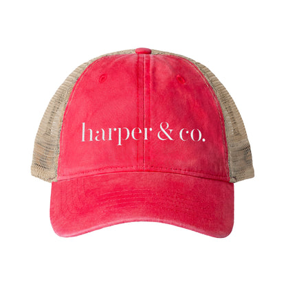 Harper & Co. Women's Washed Mesh-Back Cap