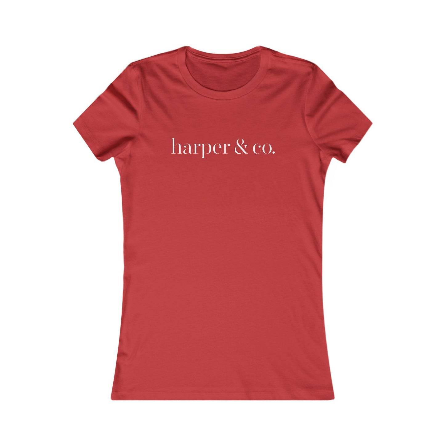 Women's Favorite Tee — Harper & Co. Minimalist Logo T-Shirt