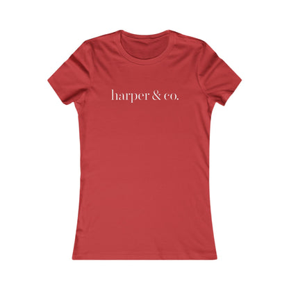 Women's Favorite Tee — Harper & Co. Minimalist Logo T-Shirt