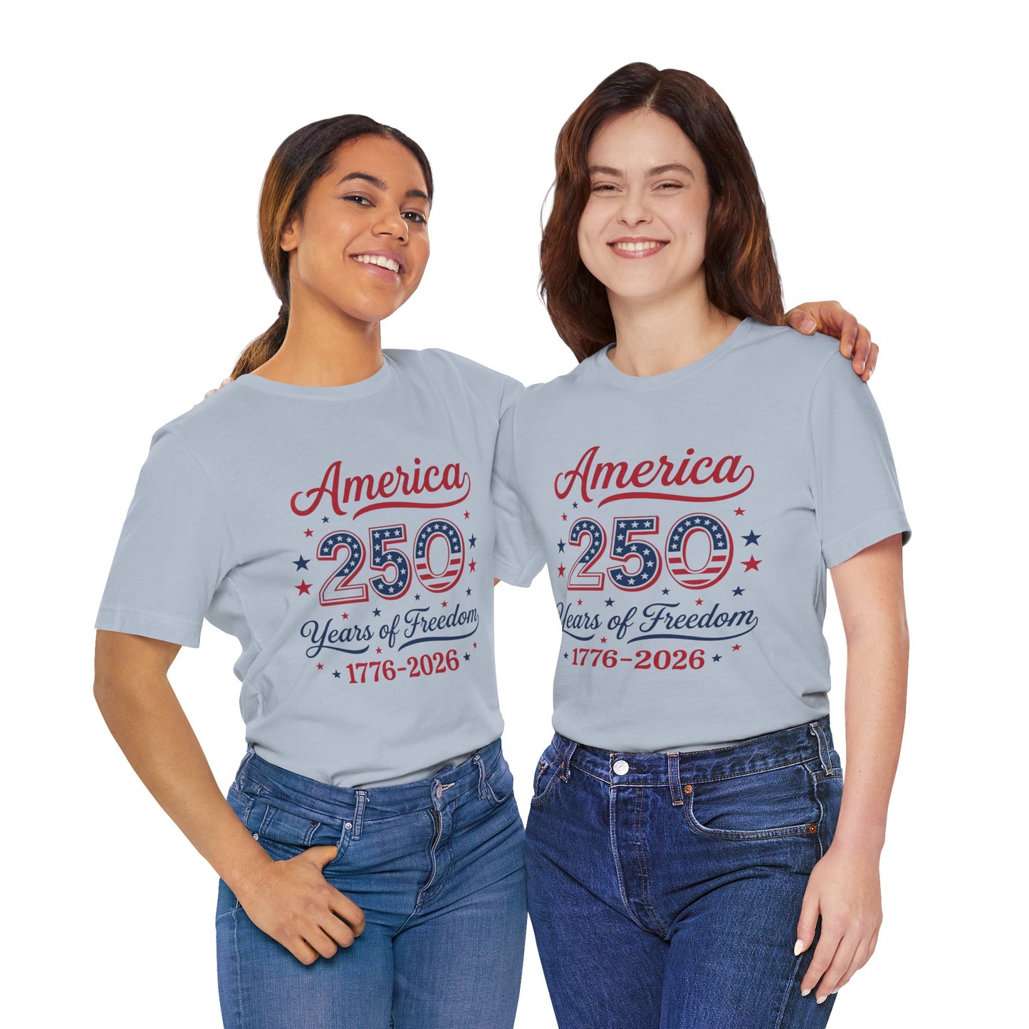 America 250th Anniversary T-Shirt — USA Bicentennial Celebration Tee