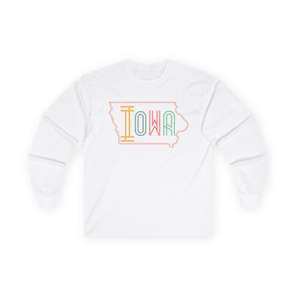 Iowa Light Graphic Long Sleeve Tee