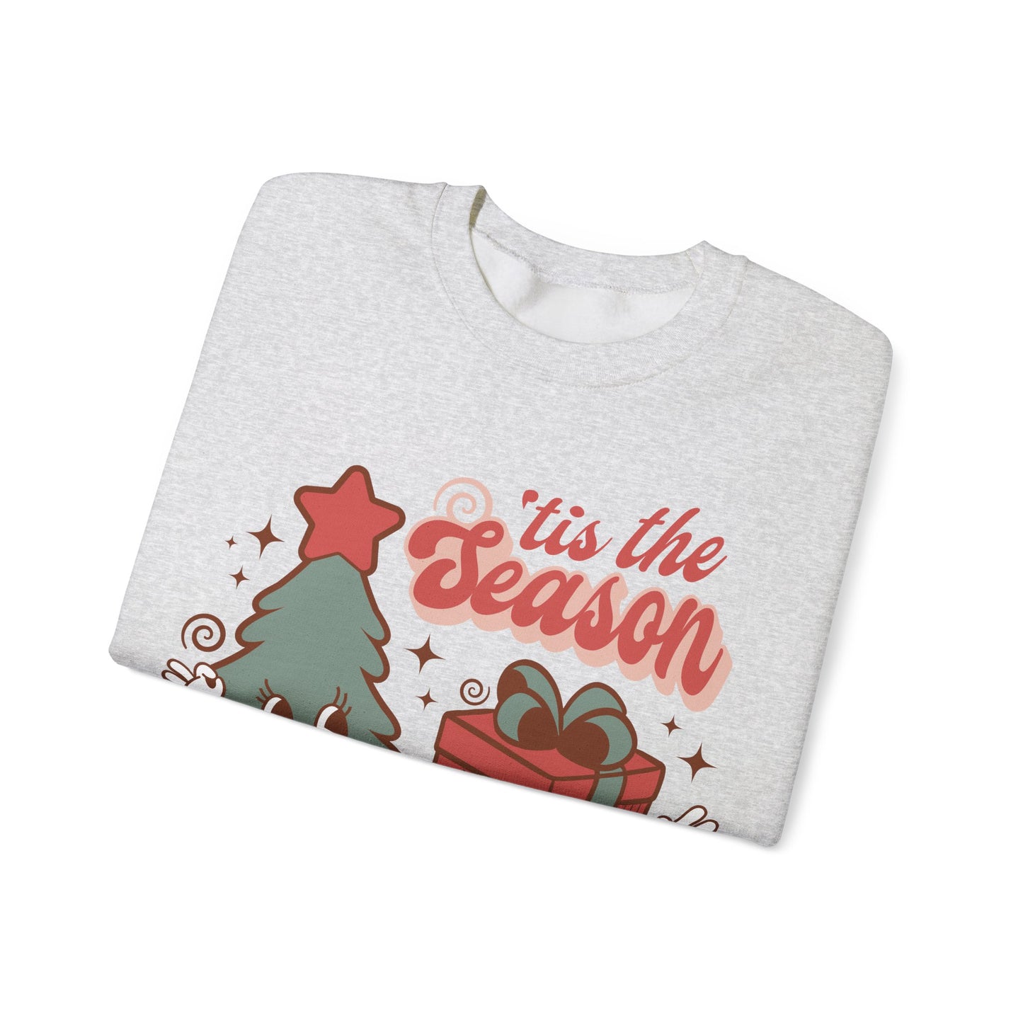 Tis the Season Christmas Jersey Sweatshirt Full Size