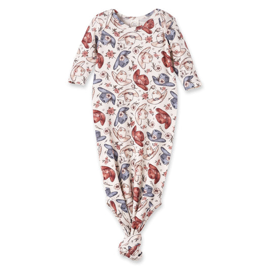 Wildflower Rodeo Cowgirl Gown - Bamboo Newborn Layette