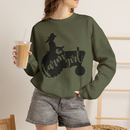 Farm Girl Tractor Crewneck Sweatshirt