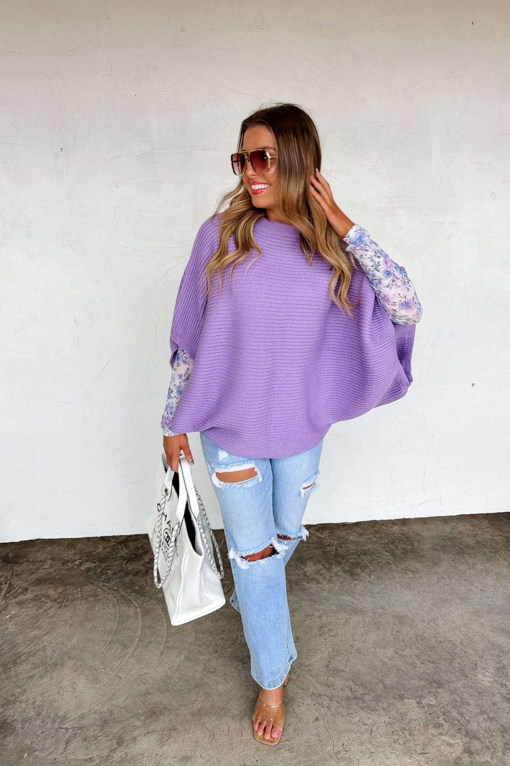 BLAKELEY Dress It Up Mesh Tops Floral