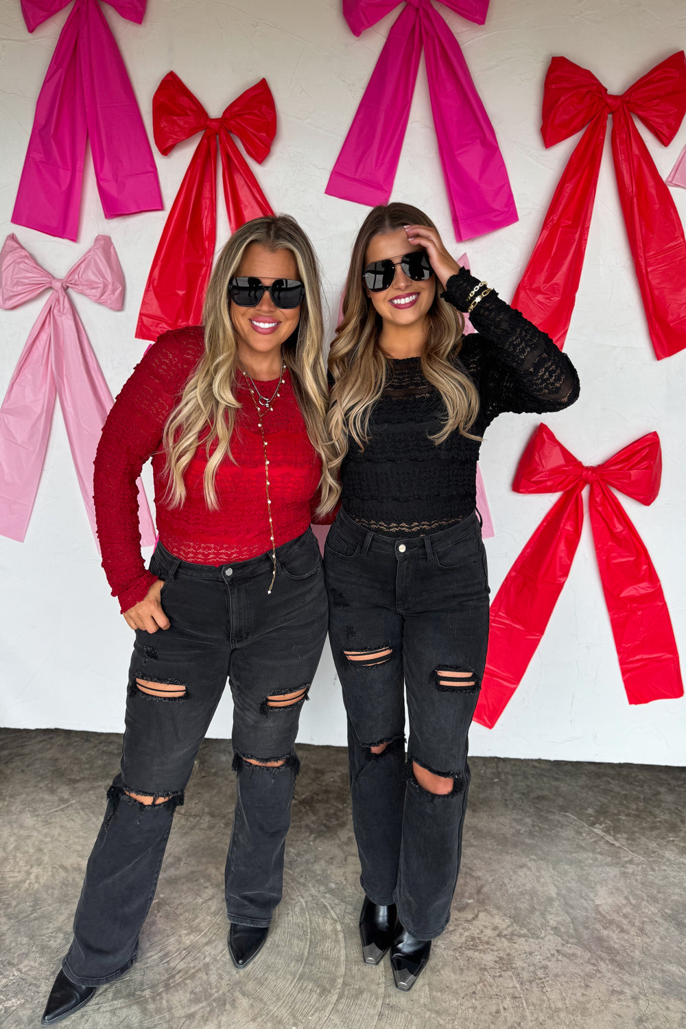 BLAKELEY Long Sleeve Rosalie Lace Top