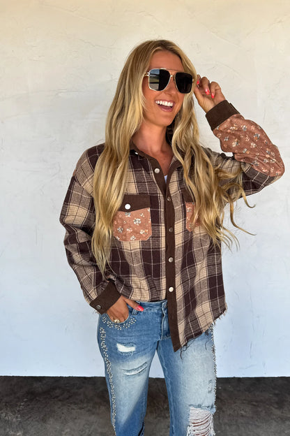 BLAKELEY Scarlett Plaid Shacket