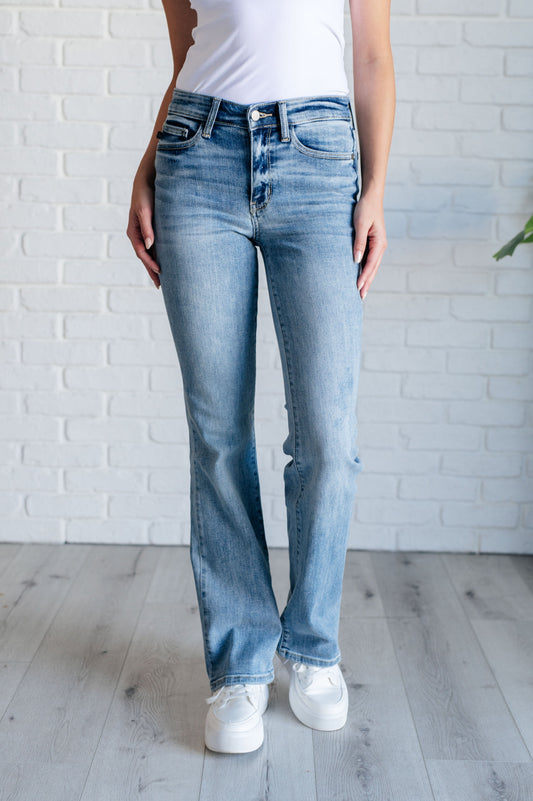 Alana Full Size Mid Rise Clean Bootcut Jeans