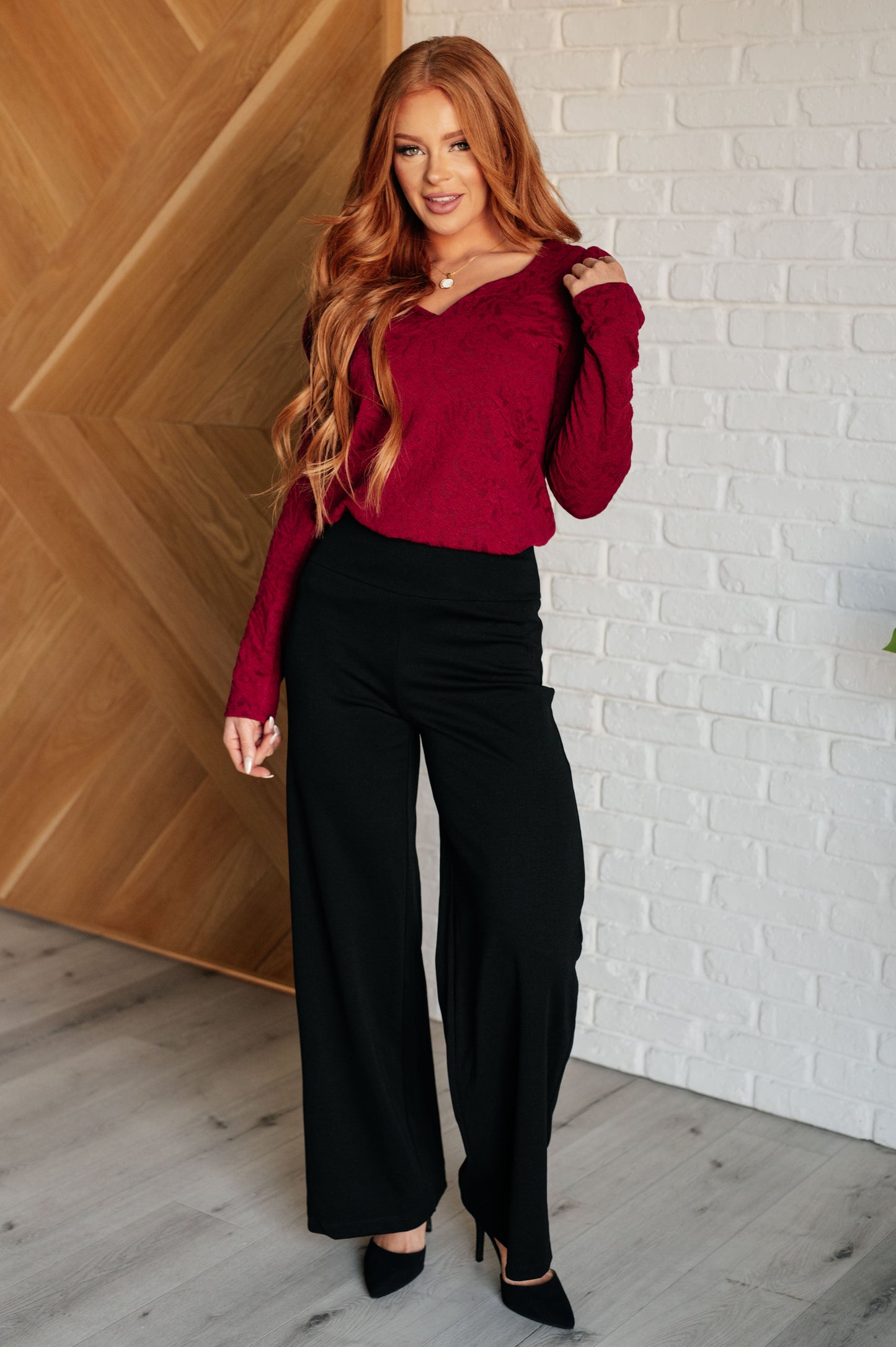 Magic Wide Leg Pants in Black