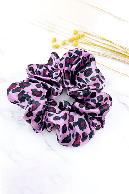 Leopard Print Elastic Hair Scrunchie