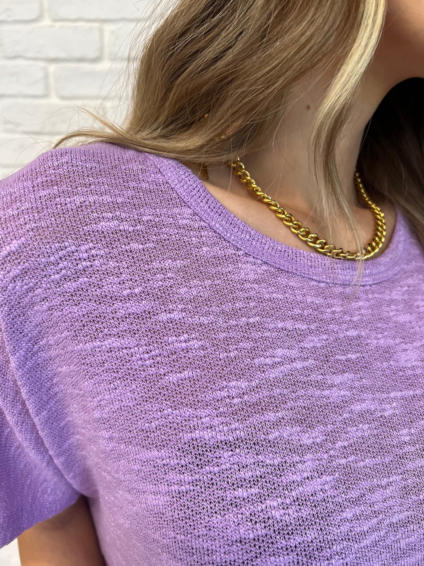 Basically Flowing Dolman Sleeve Top in B Lavender