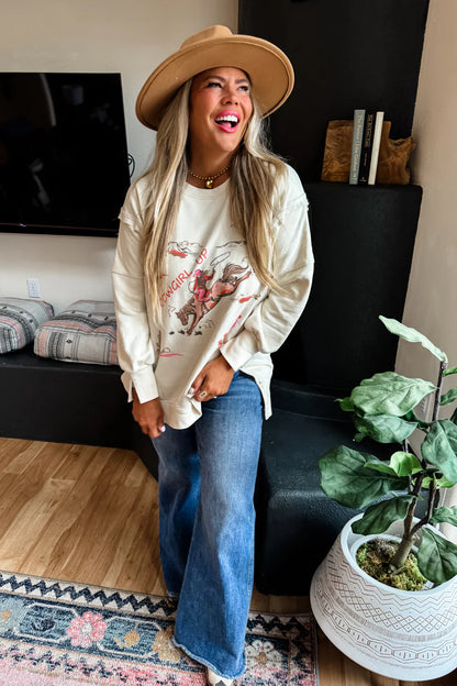 BLAKELEY Cowgirl Up - Ranch Girl Classic Crew Sweatshirt