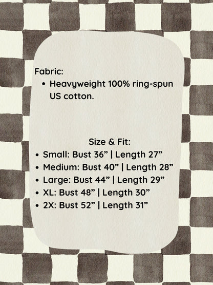 Retro Fall Checkered Leopard Comfort Colors Graphic Tee