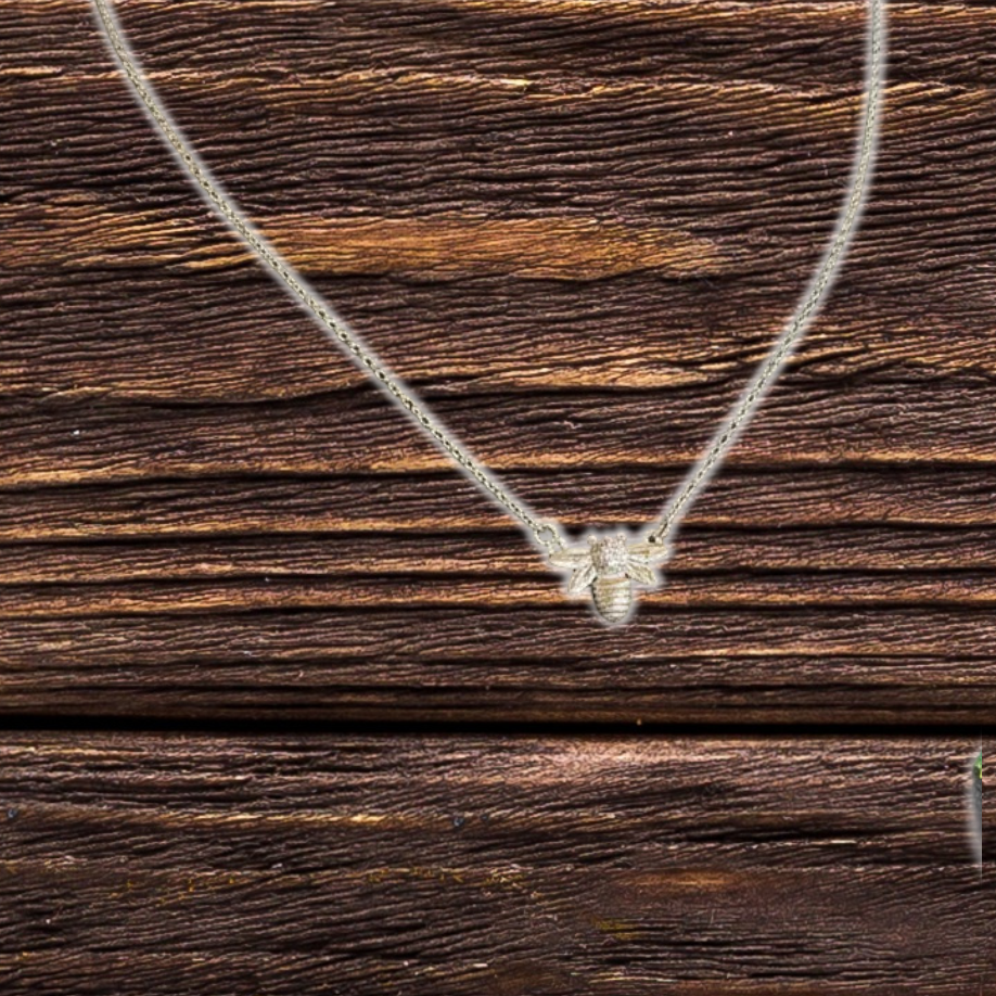 Honey Bee 925 Sterling Silver Necklace