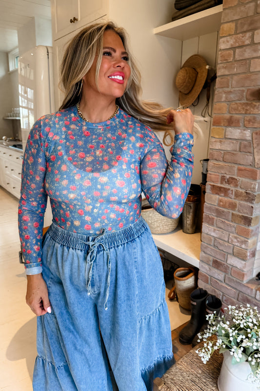 PREORDER - SOUTHERN CHARM DRESS IT UP MESH TOPS