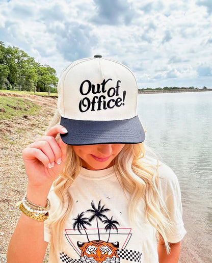 OUT OF OFFICE CANVAS CAP | DAD CAP