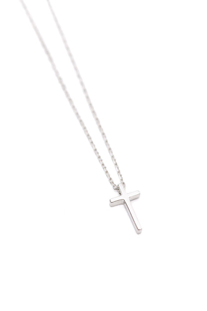 Dainty Sterling Silver Cross Necklace