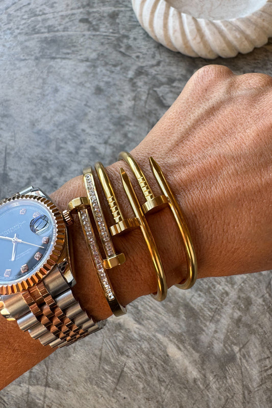 Nailhead Bangle Bracelets