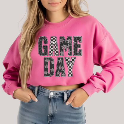 Edgy Gameday in Pink Sweatshirt