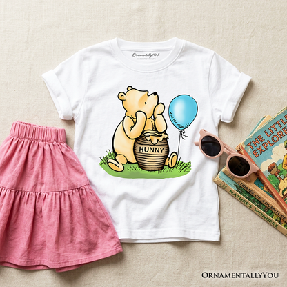 Kids Charming Winnie-the-Pooh Cute T-Shirt, Trendy Youth Tee