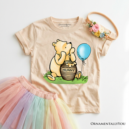 Kids Charming Winnie-the-Pooh Cute T-Shirt, Trendy Youth Tee