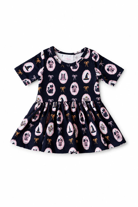 Hocus Pocus 3/4 Sleeve Twirl Bodysuit