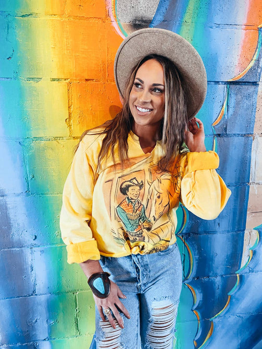 GINA PINK LABEL HAY HORSE TEE