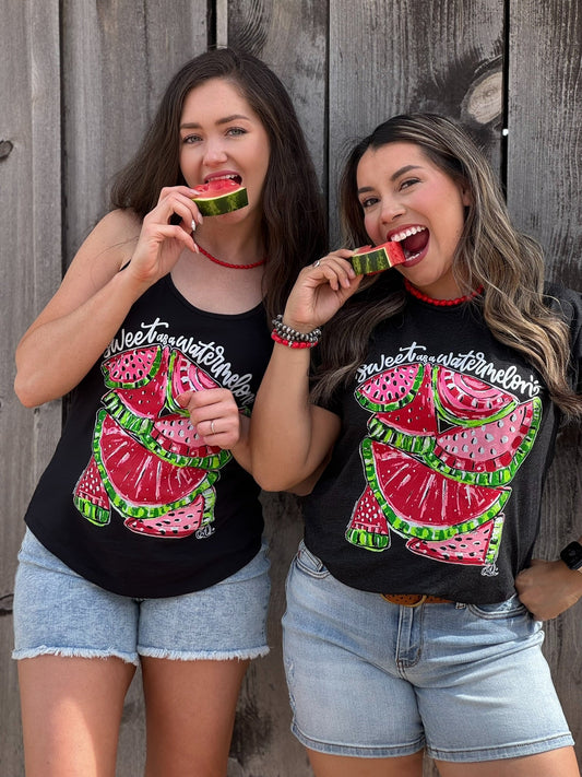 Callie Ann Stelter Sweet as a Watermelon Tee or Tank OLD