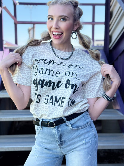 Game On. on Leopard Tee