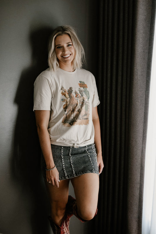 GINA WELCOME TO CACTUS VALLEY TEE