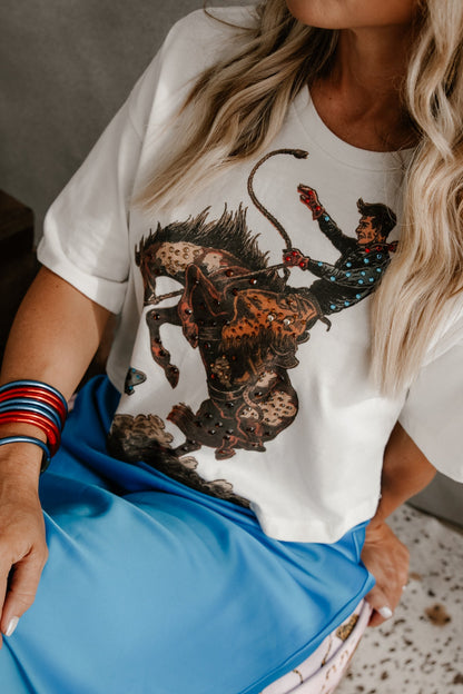 GINA PINK LABEL BOUJEE BRONC RIDER TEE