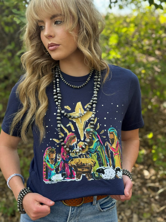 Callie Ann Stelter Nativity Scene Tee