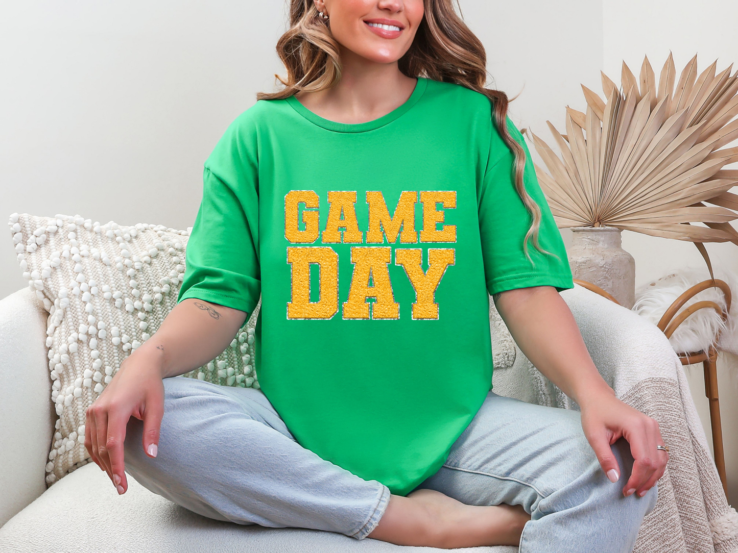 Game Day Kelly Green Graphic Tee in Multiple Colors