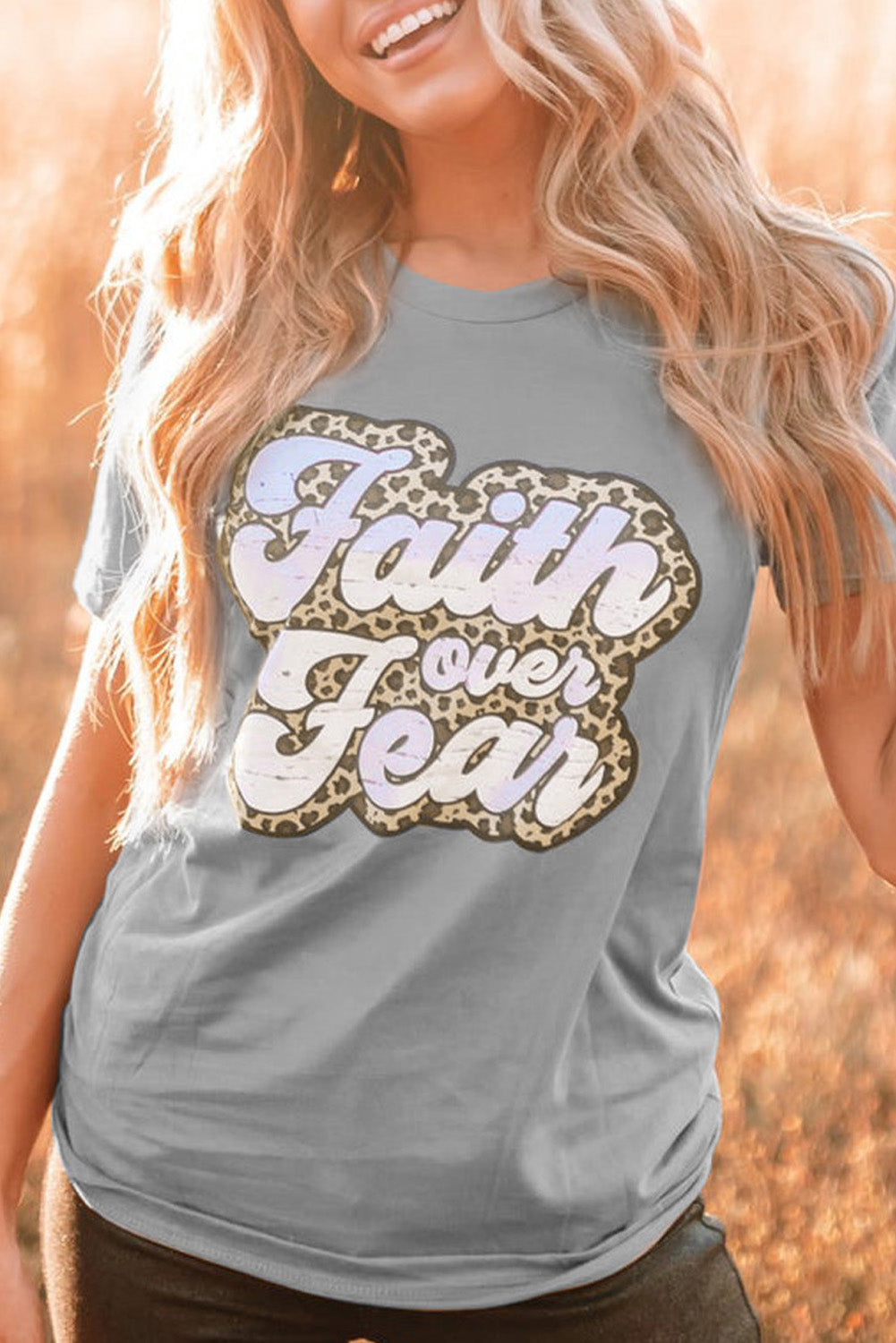 Faith Over Fear Graphic T Shirt