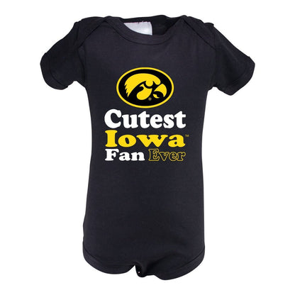 Iowa Infant Lap Shoulder Creeper Print