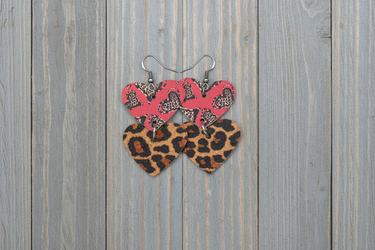 Heart-shaped earrings
