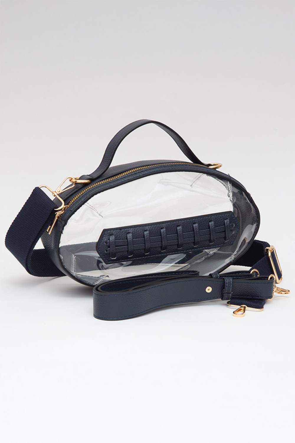 Foot Ball Shape Transparent Clear Stadium Bag