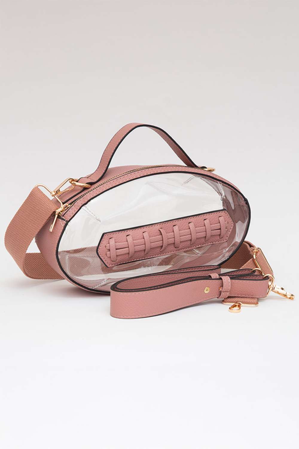 Foot Ball Shape Transparent Clear Stadium Bag