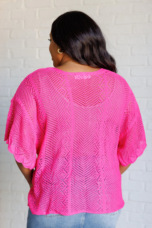 One Eleven North Open Knit Top