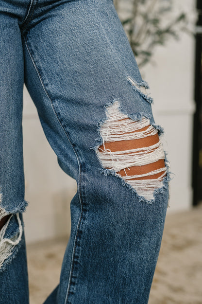 Roseanne High Waist Rigid Magic Column Straight Destricted + Adjustable WS Tabs