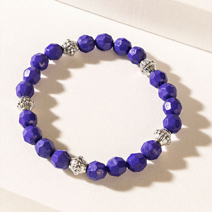 Panthera Layered Bracelet in Neon Plum