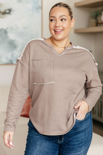 Sew in Love V-Neck Pullover