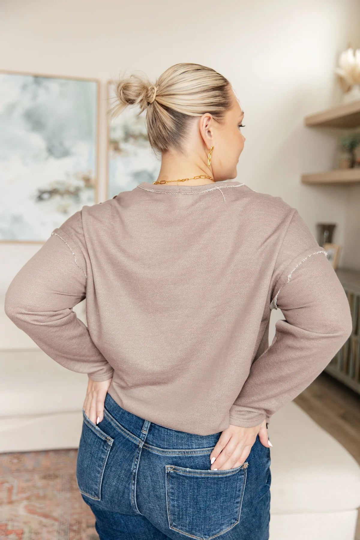 Sew in Love V-Neck Pullover
