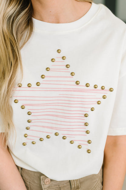 Super Star Applique Top