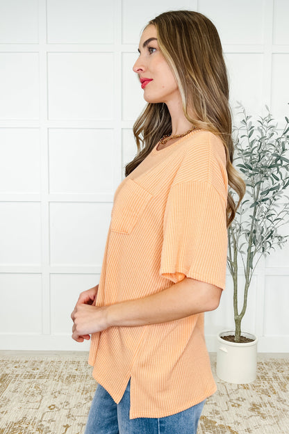 The Go-To Tee in Apricot Bliss