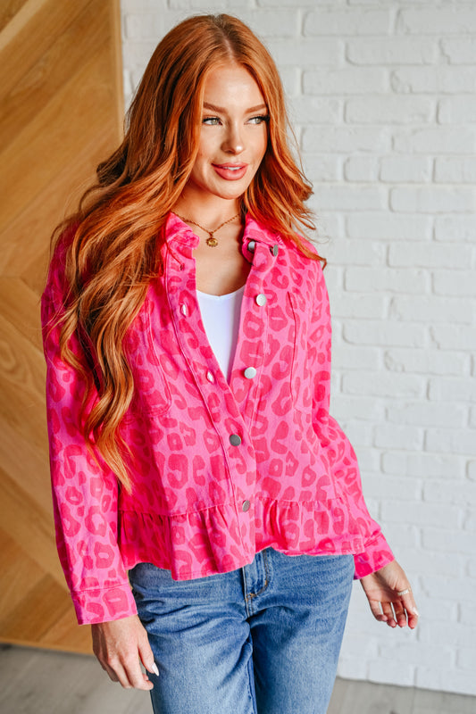 Wild At Heart Leopard Print Button Down