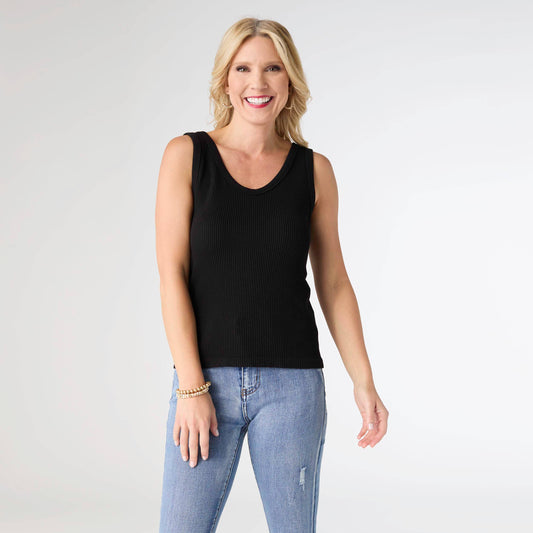 Ultra-Lush Reversible Seamless Ribbed Tank