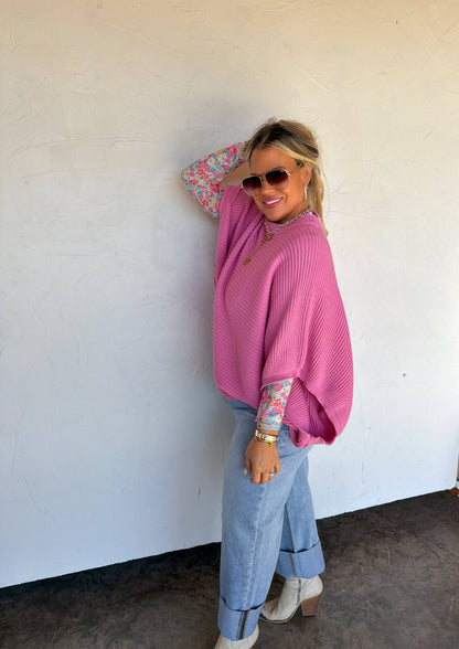 BLAKELEY Pastel Meg Pullover Poncho