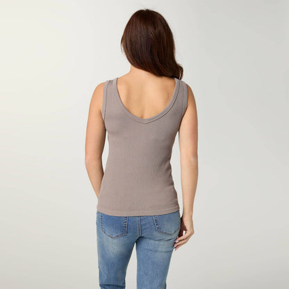 Ultra-Lush Reversible Seamless Ribbed Tank