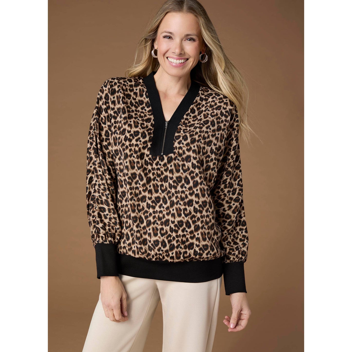 Wilde Long Sleeve Printed Top